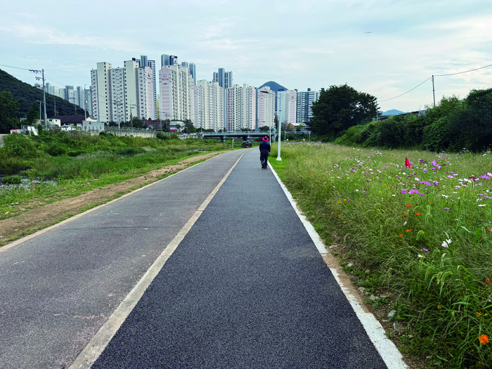 ‘회야강 산책로’ 확장.