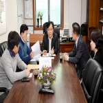 안도영 울산시의회 의원 대명루첸 아파트 입주위한 간담회개최