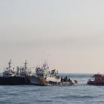 울산 동구 미포항 인근 해상서 25t급 선박 침수...선원 3명 모두 구조