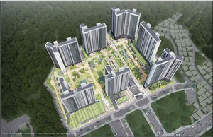 울산 동구 화정1지구 1B 블록, 8개동 802세대 조성