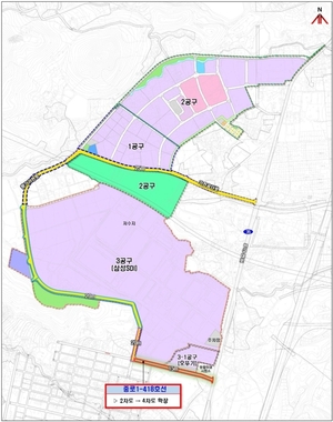 울산하이테크밸리 3공구 일반산단 진입도로 확장 추진
