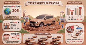 파업에 발목 잡힌 현대차…8월 내수 41.1% ‘뚝’